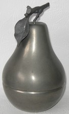 Große Zinn Birnen-Schatulle /