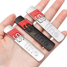 2PCS For Audi S-Line Emblem