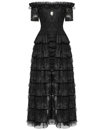 Punk rave damen - langes, gothic