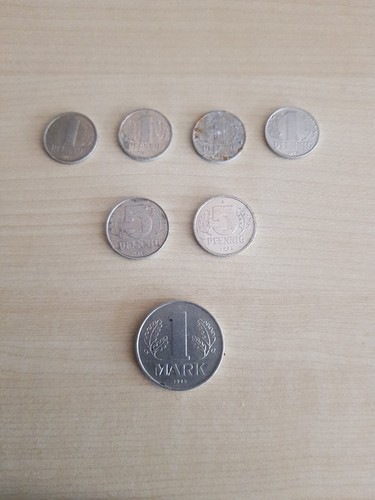 Ddr set pfennig 5 - ddr,