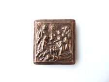 WANDRELIEF RELIEF PLAKETTE  BRONZE KRIPPE BETHLEHEM