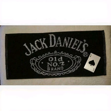 Jack Daniels JD Whiskey Tuch Bar Handtuch alte Nr.7 Marke Spielkarten und Öffner