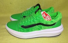 Vans Old Skool Overt Comfycush Turnschuhe neongrün Herren Damen Größe 8uk selten