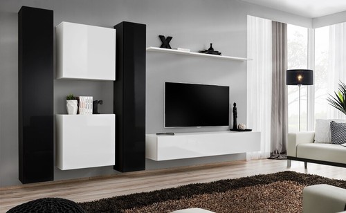 Anbauwand wohnwand wohnzimmer - anbauwand,