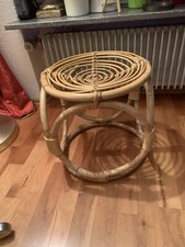 Bambus Rattan Hocker Thonet