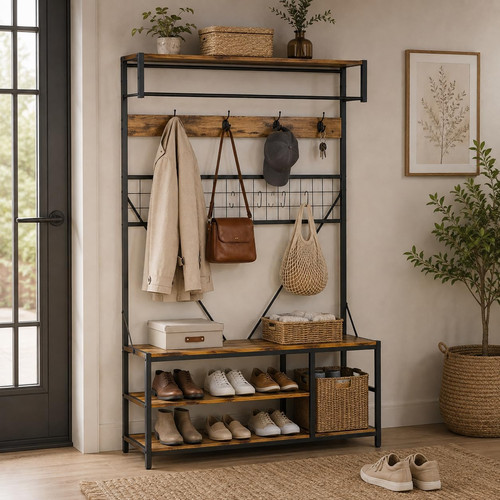 Flurgarderobe mit sitzbank - flurgarderobe,