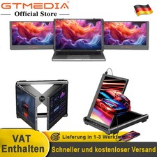 Dualer Triple Tragbarer Monitor Extender Monitor Bildschirm für Laptop 13-17,3''