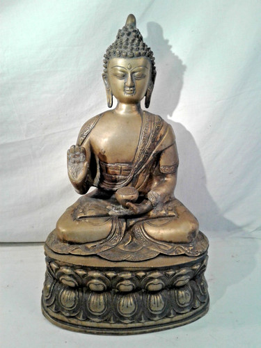 Indien,Messing,alte,Buddha