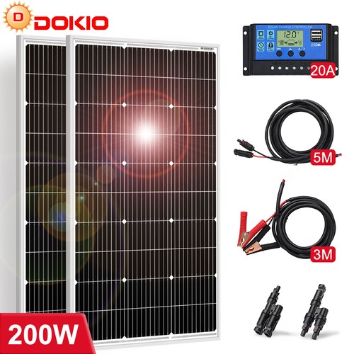 Dokio 200w watt 12v solar - watt,