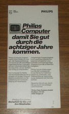 Vintage 1979 PHILIPS DATA SYSTEM Computer Printwerbung Werbung Deutsch