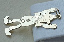 ♦️beweglicher Clown Anhänger 14 Kt. 585 Gelb Gold Clowns Kasper Kasperle ♦️7769