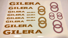 Satz Aufkleber Gilera Moped