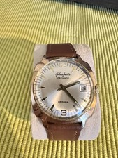 Glashütte Spezimatic 25 Rubis Herren Armbanduhr Vintage  Raketen Indexe