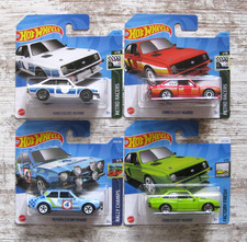 4 x Hot Wheels Ford Escort RS2000 & '70 Ford Escort RS1600 Retro Racers