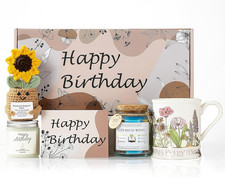 Geburtstagsgeschenk Set Frauen Keramikbecher Bibelvers-Glasurne Duftkerze