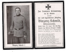 Sterbebild ,WK1 Soldat