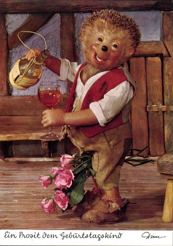 Ansichtskarte mecki - ansichtskarte,