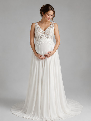 Hbh brautkleid mit - (umstands-),