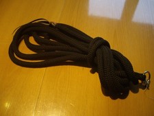 Bodenarbeitsseil ca 9m , schwarz, neuwertig, Horsemanship, longieren