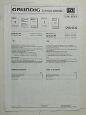 Grundig TV Service Manual CUC