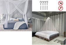 Moskitonetz Betthimmel Fliegennetz Baldachin Mückennetz Doppelbett Fliegengitter