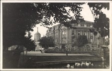 Foto Ak Potsdam, Teilansicht, Treppenstufen am Ufer, Schwäne - 11434947