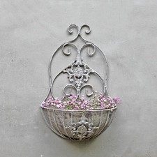 Vintage Blumen Wandpflanzkorb