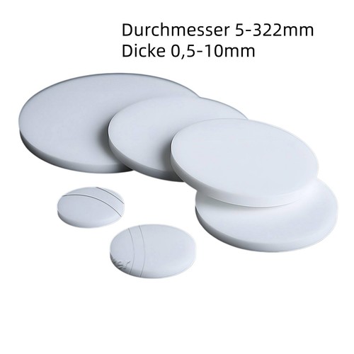 Rund ptfe platte kunststoff - rund,