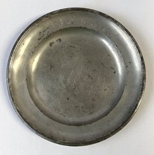 antiker Zinnteller I. A