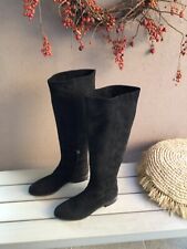 Andrea Puccini - slouchy Stiefel Gr 40 1/2 feinstes Wildleder NP 259 Euro