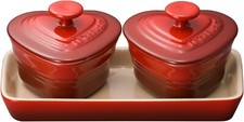 Le Creuset Kirschrot Herzform