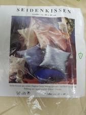 NEU 3x Kissenbezug Dupionseide