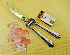 gr. Geflügel Tranchier Schere galv. vered. WMF 900 Fächermuster 90g vers. *0052b