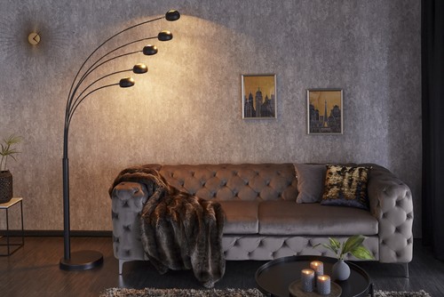 Bogenlampe five lights 205cm - bogenlampe,