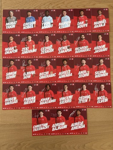 27x offizielle autogrammkarten - offizielle,