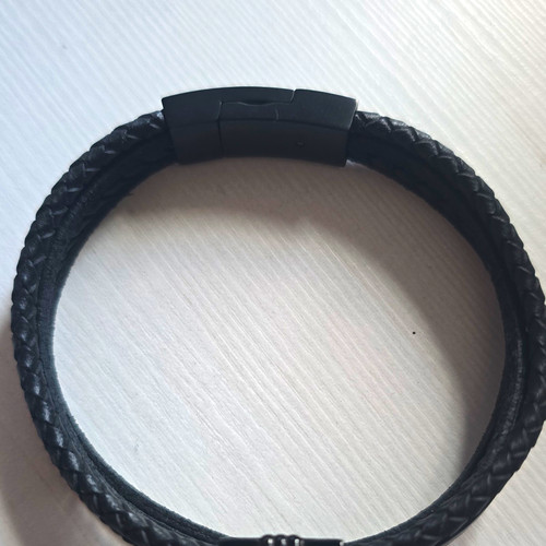 Fossil armband leder - armband, schwarz
