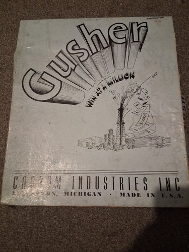 Gusher vintage brettspiel - gusher,