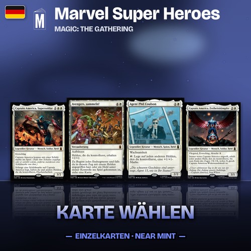 Magic karten marvel super - karten,