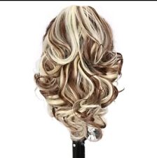 Clip in Haarverlängerung Zopf Pferdeschwanz mittel lang gelockt 30 cm
