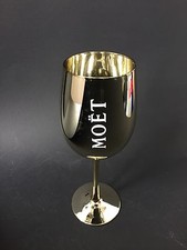 Moët Chandon Imperial Gold Glas Champagner ECHTGLAS Gläser Ibiza Gebraucht