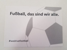 WERBEKARTE AK  DFB VW -