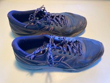 Sportschuhe, Laufschuhe, ASICS GEL Fuji Trabuco 6, dunkelblau/orange, Größe 40,5