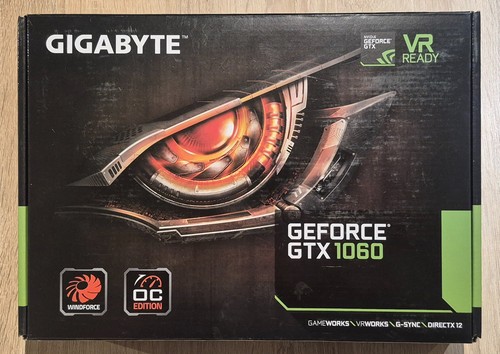 Gigabyte geforce gtx 1060 - geforce, 6gb