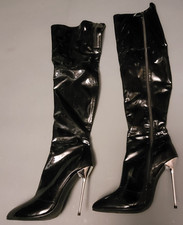 LEDER  Sexy Overknee Stiefel