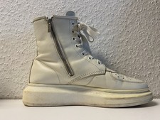 Alexander McQueen – Hohe Keilsneaker aus Leder Gr.41