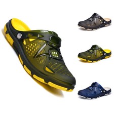 JACKSHIBO Herren Pantoletten Badelatschen Sandalen Clogs Hausschuhe Slipper