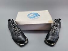 DDR Rennsteig Ski Schuhe P.G.H. Gr. 25 Leder schwarz OVP neuwertig Handarbeit