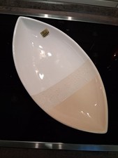 Dekoschale Porzellan Gilde 43 cm, weiß/beige, 