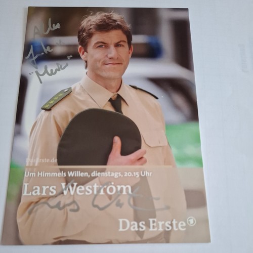 Autogrammkarte lars weström - autogrammkarte,