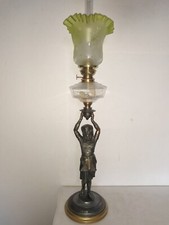 alte Petroleum  Figurenlampe